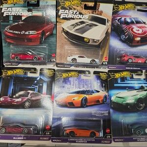 Hot Wheels Premium 6 Cars Bundle